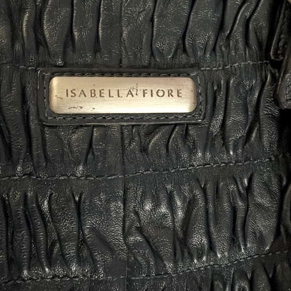 ISABELLA FIORE➕Patent Mock Crock & Studded Rouched Handbag - Picture 4 of 7